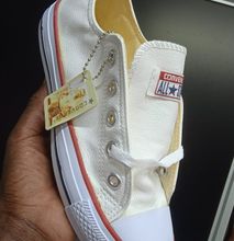 Leather converse white